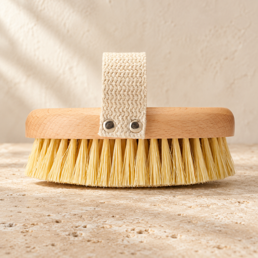 Natural Bristle Dry Body Brush