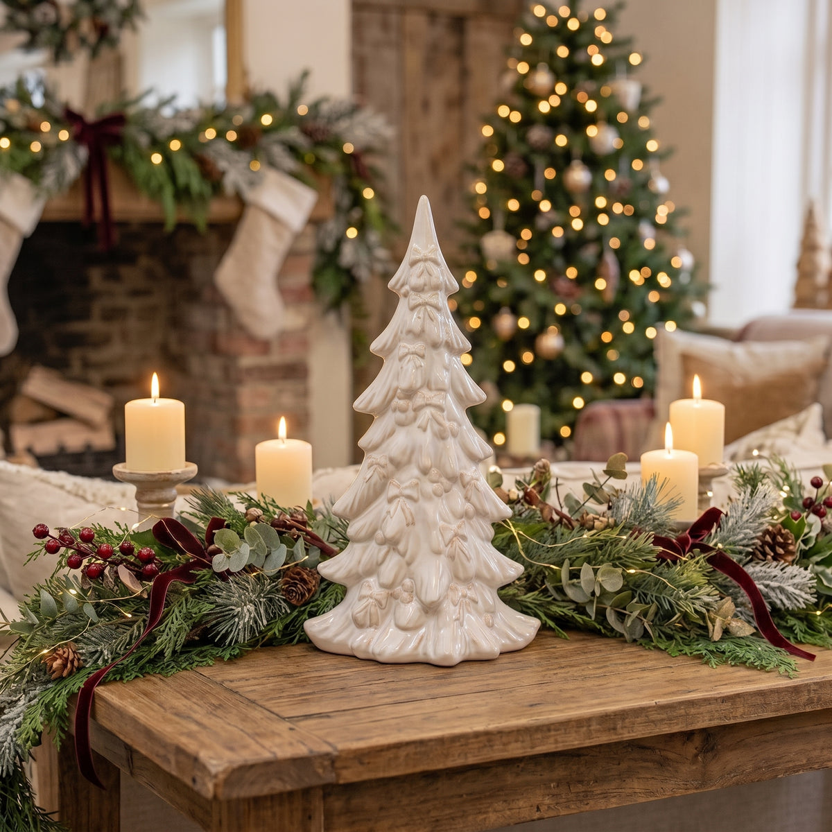 Natural Layered Christmas Tree- Small
