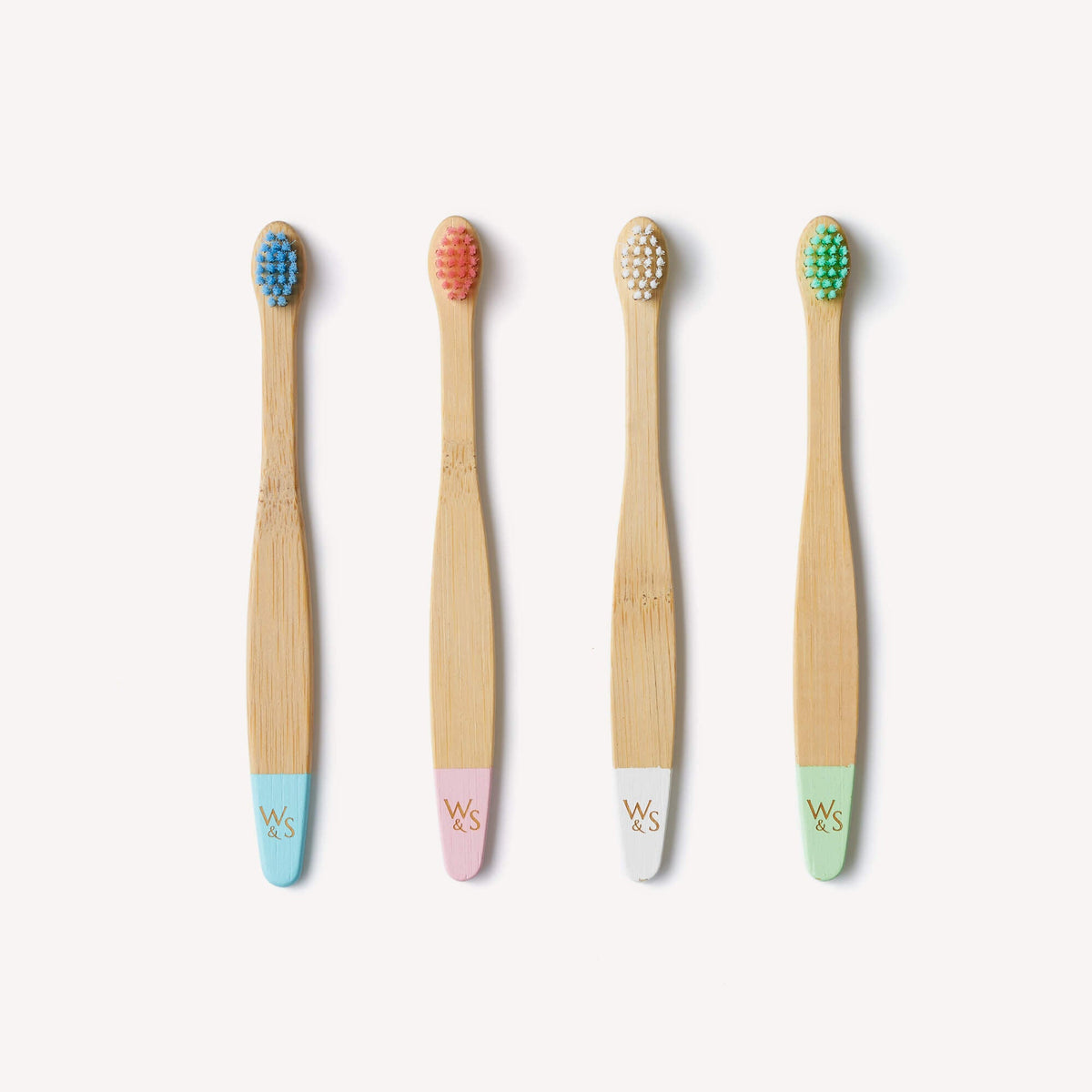 Babies' Bamboo Toothbrush with Extra-Soft Bristles - 4 Pack